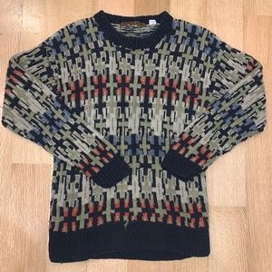 Vintage Heavy 100% Silk Sweater, Size Large